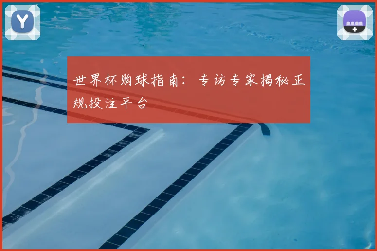 世界杯购球指南：专访专家揭秘正规投注平台