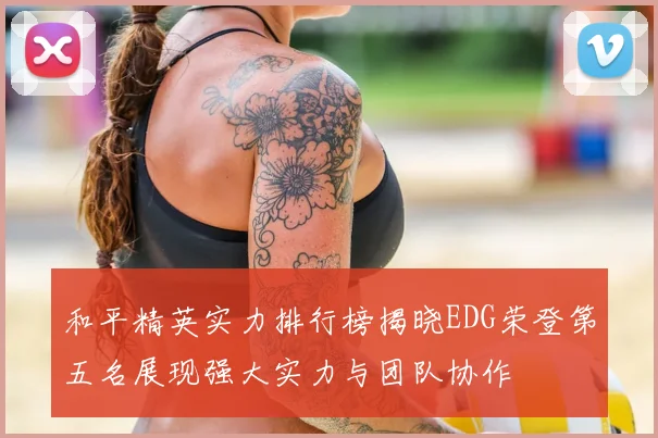 和平精英实力排行榜揭晓EDG荣登第五名展现强大实力与团队协作