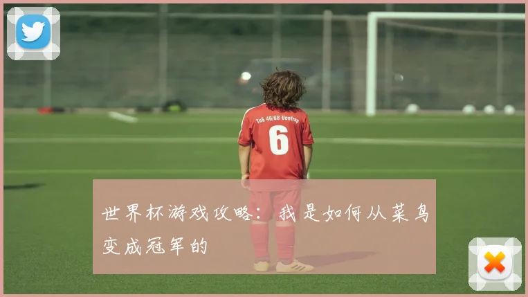 世界杯游戏攻略:我是如何从菜鸟变成冠军的